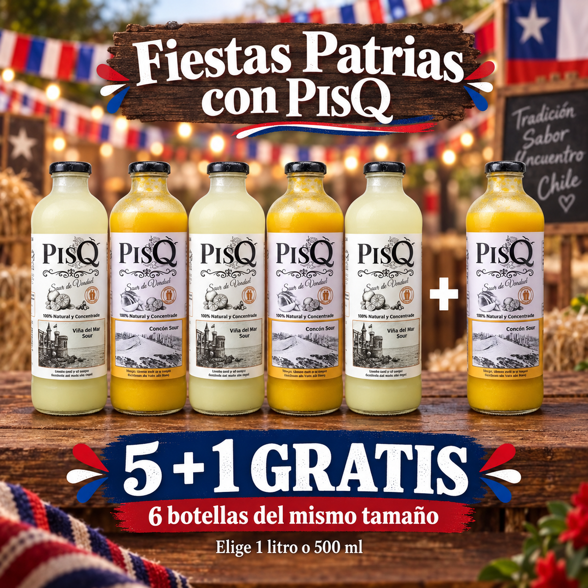 Promo Fiestas Patrias 5+1 Gratis